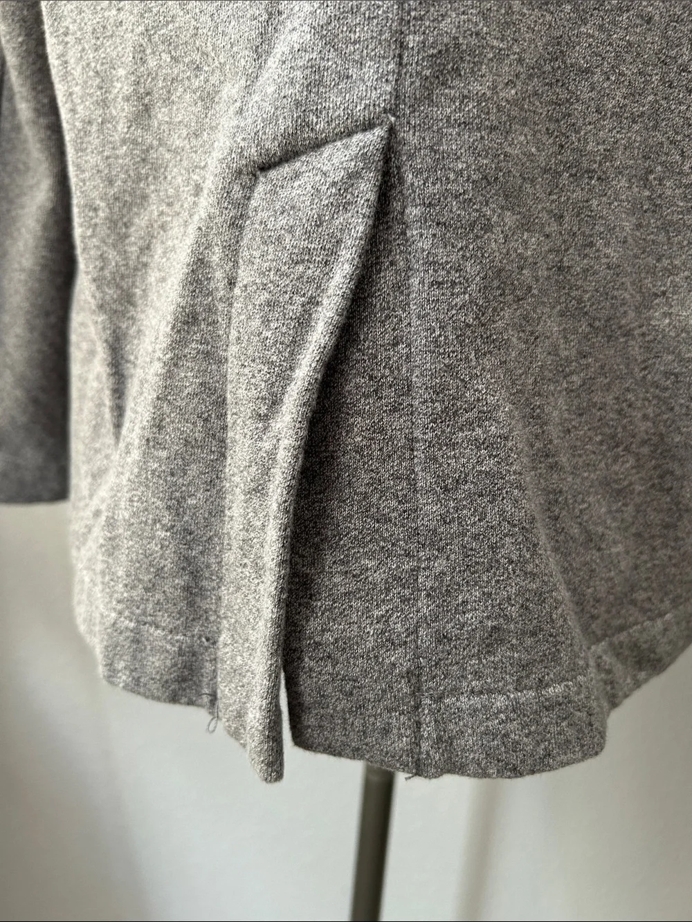 Lucky Brand Heather Gray Knit Blazer M
